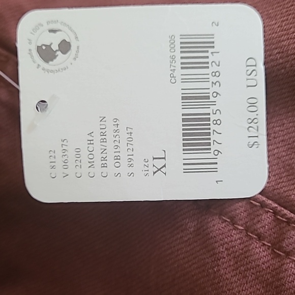 FREE PEOPLE ( WE THE PEOPLE) BROWN OVERALLS SIZE XL WIDE LEG - Picture 5 of 12